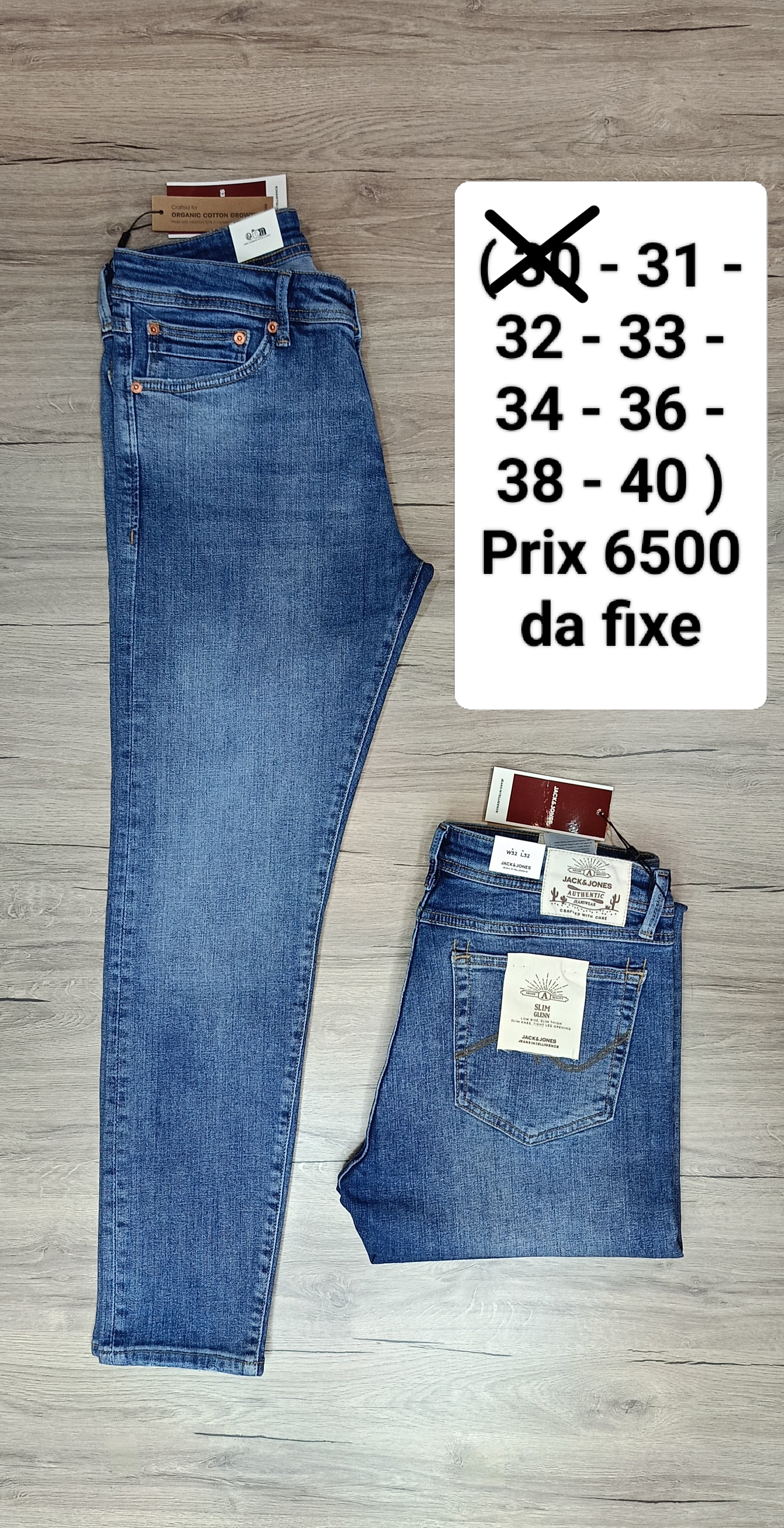PANTALON DJEANS (JACK&JONES) ORIGINAL
