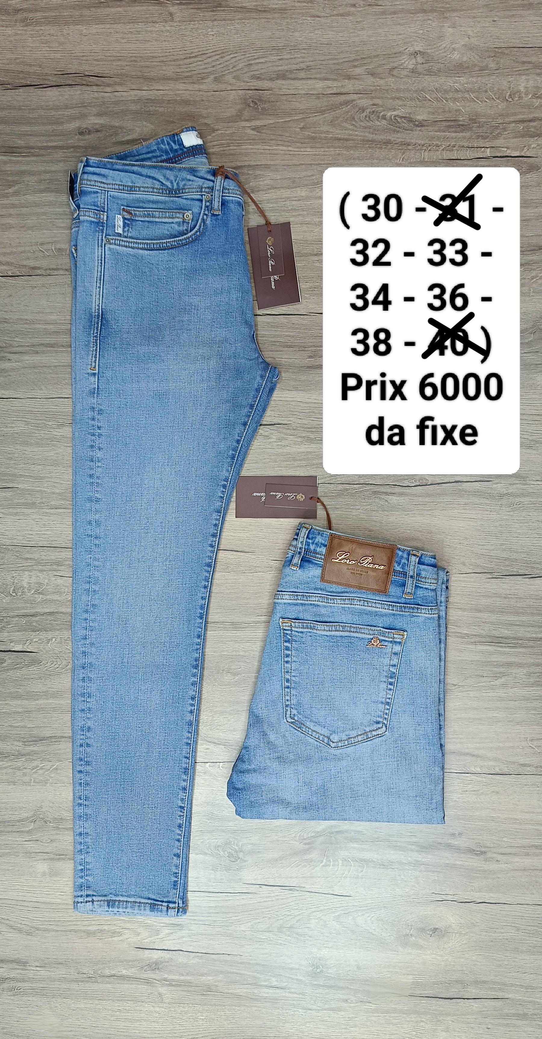 PANTALON DJEANS (LORO-PIANA)
