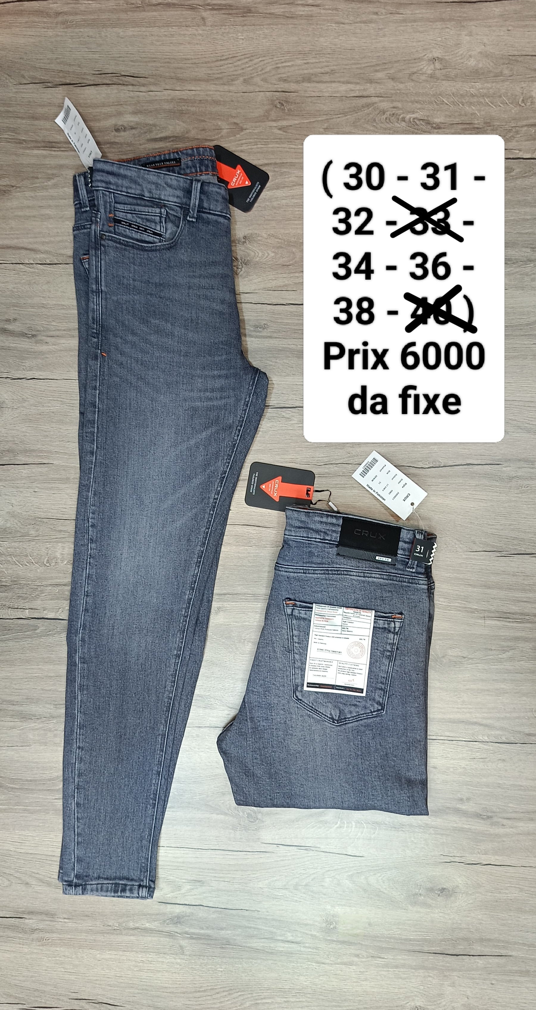 PANTALON DJEANS (CRUX) ORIGINAL